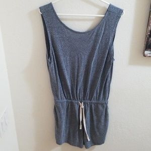 Drawstring sweater dress